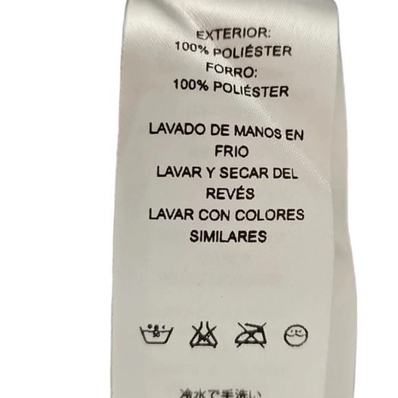 French Connection Metallic Long Sleeve Faux-Wrap Mini Dress Silver Size 2 NWT - Picture 9 of 12